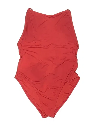 Pre-owned Andie One Piece Swimsuit In Red