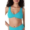 Andie Sicily Bikini Top In Blue