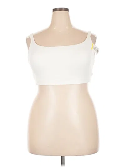 Pre-owned Andie Sports Bra In Ivory