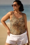 Andie Swim Plus Amalfi One-piece In Brown
