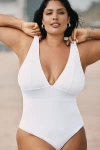 Andie Swim Plus Mykonos One-piece In White