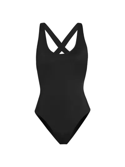 Andie Swim Women's The Tulum One-piece Swimsuit In Black