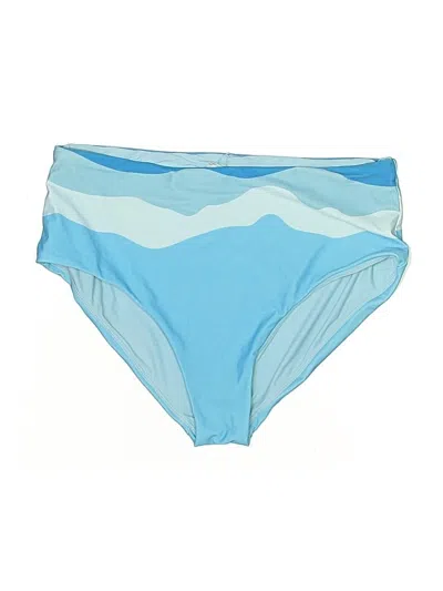 Pre-owned Andie Swimsuit Bottoms In Blue