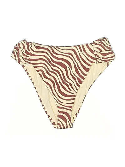 Pre-owned Andie Swimsuit Bottoms In Brown