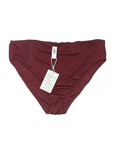 Andie Swimsuit Bottoms In Burgundy