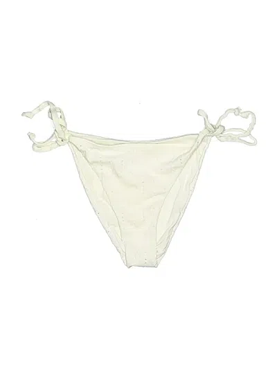Pre-owned Andie Swimsuit Bottoms In Ivory