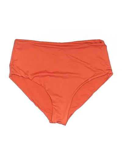 Pre-owned Andie Swimsuit Bottoms In Orange
