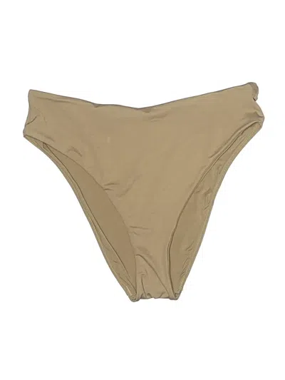 Pre-owned Andie Swimsuit Bottoms In Tan