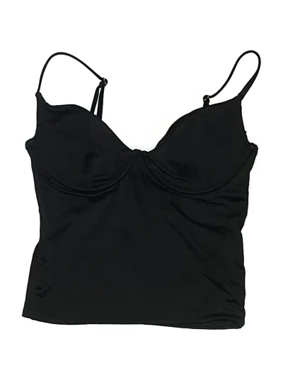 Pre-owned Andie Swimsuit Top Black Swimwear
