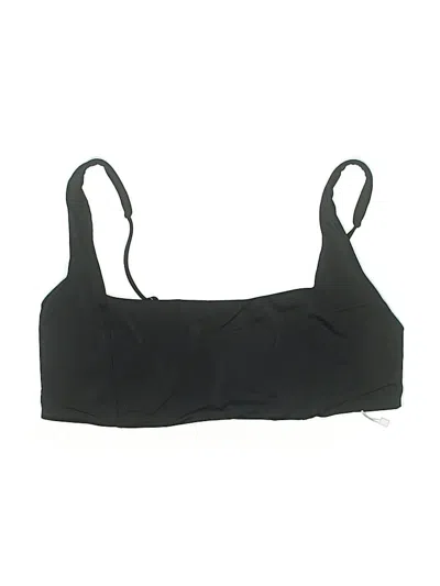 Pre-owned Andie Swimsuit Top Black Swimwear
