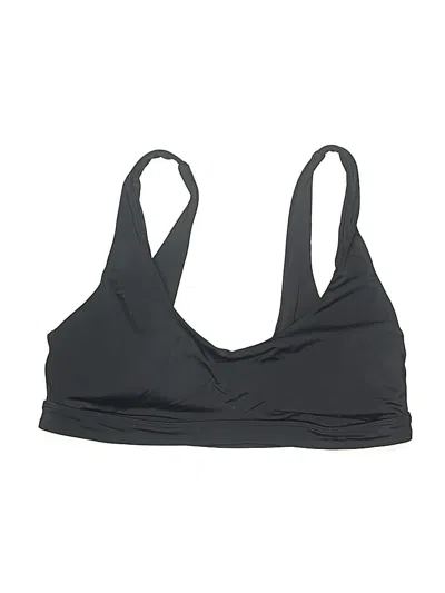 Pre-owned Andie Swimsuit Top Black Swimwear