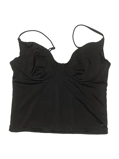 Pre-owned Andie Swimsuit Top Black Swimwear