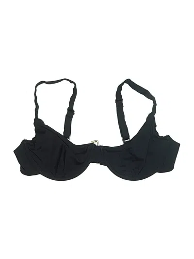 Pre-owned Andie Swimsuit Top Black Swimwear