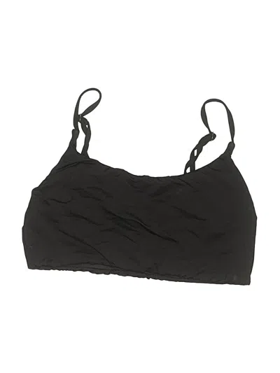 Pre-owned Andie Swimsuit Top Black Swimwear