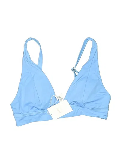 Andie Swimsuit Top Blue Swimwear