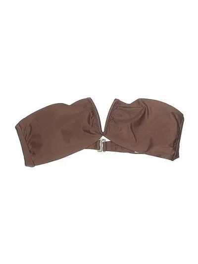 Andie Swimsuit Top Brown Swimwear