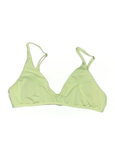 Pre-owned Andie Swimsuit Top Green Swimwear