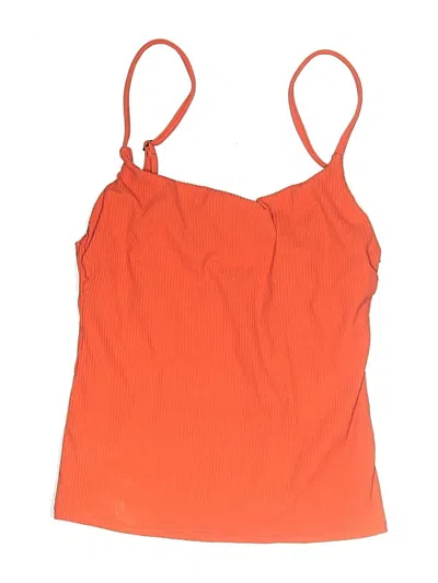 Pre-owned Andie Swimsuit Top Orange Swimwear