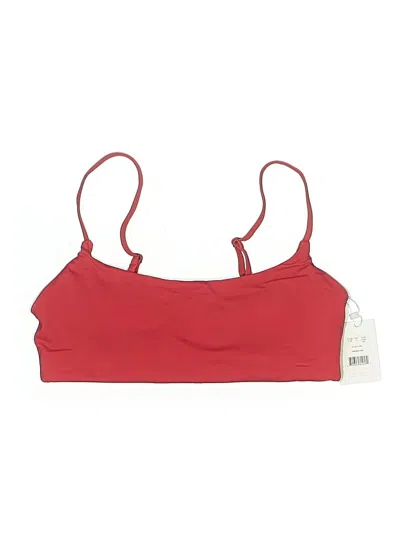 Andie Swimsuit Top Red Swimwear