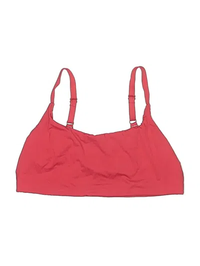 Pre-owned Andie Swimsuit Top Red Swimwear