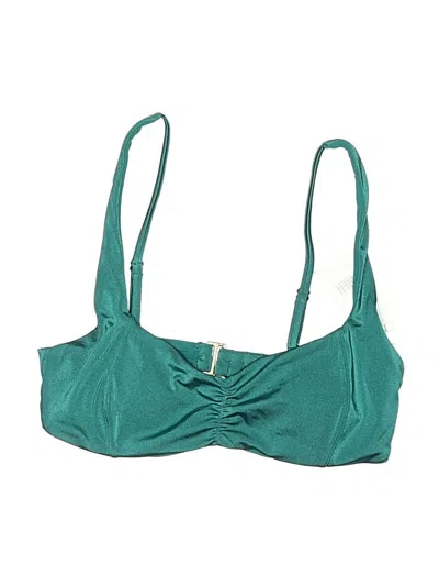Andie Swimsuit Top Teal Swimwear In Green