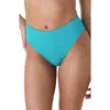 Andie The '90s High Waist Bikini Bottoms In Blue