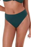 Andie The '90s High Waist Bikini Bottoms In Cascade