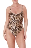 Andie The Amalfi One-piece Swimsuit In Cheetah