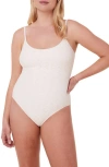 Andie The Amalfi One-piece Swimsuit In Gardenia