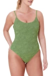 Andie The Amalfi One-piece Swimsuit In Gecko