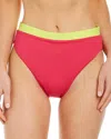 Andie The Banded Bottom In Yellow