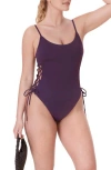Andie The Elba Lace-up One-piece Swimsuit