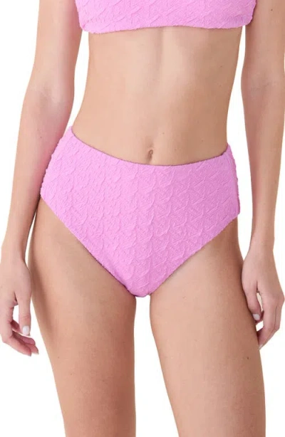Andie The High Rise Bikini Bottoms In Pink