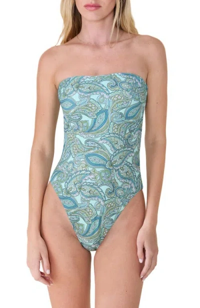 Andie The Kauai One-piece Long Torso Swimsuit In Animal Print