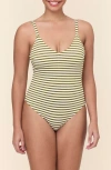Andie The Marco One-piece Swimsuit In Iguana