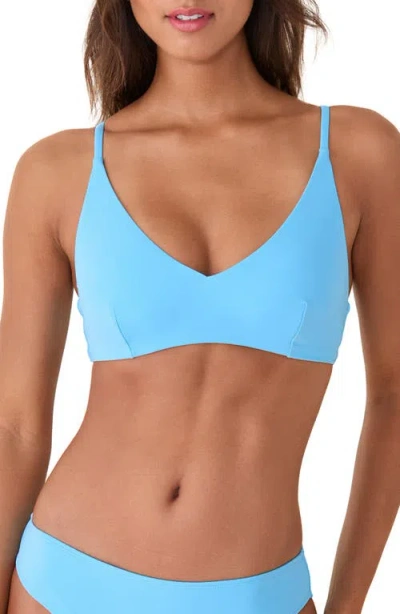 Andie The Ohana Bikini Top In Blue