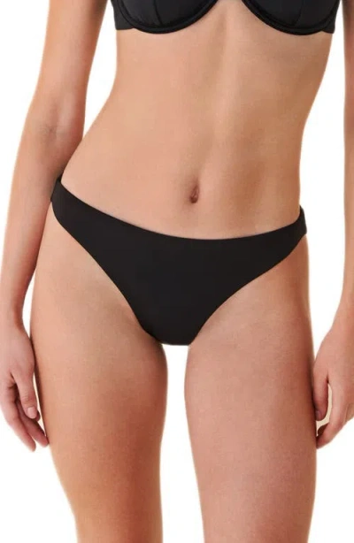 Andie The Signature Bikini Bottoms In Black