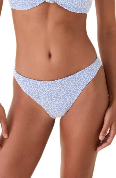 Andie The Signature Bikini Bottoms In Blue