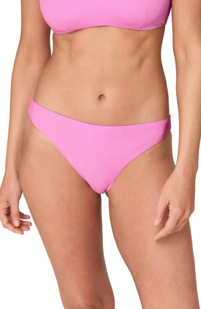 Andie The Signature Bikini Bottoms In Purple