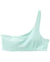 Andie The Wynwood Top One Shoulder In Blue