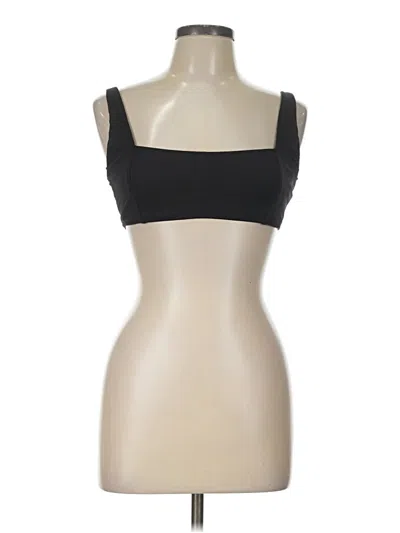 Pre-owned Andie Tube Top Black Strapless Neckline Tops