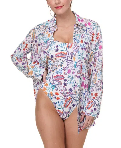 ANDIE WOMEN'S BUTTON UP COASTAL COVER UP