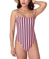 Andie Women's Fiji Tie Back One Piece In Pink