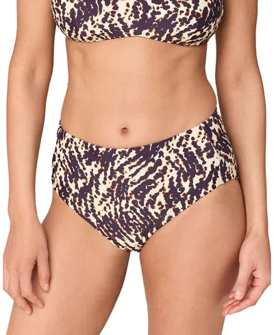 Andie High Waist Bikini Bottoms In Multi