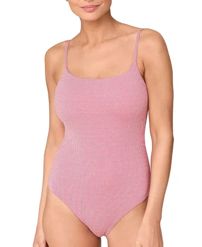 Andie Women's Jetties Open Back One Piece Swimsuit In Pink