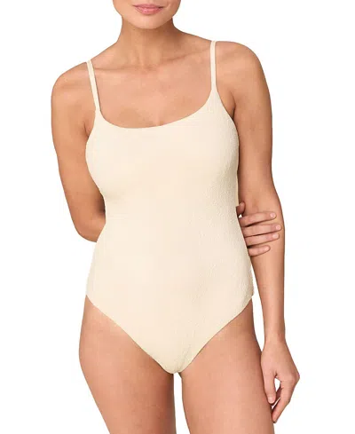 Andie Women's Jetties Open Back One Piece Swimsuit In Neutral