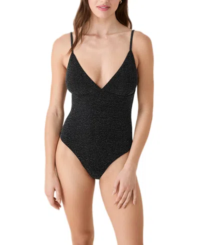 Andie Women's Lanikai Plunge One Piece In Black