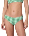 Andie Women's Low Rise Bikini Bottom In Green