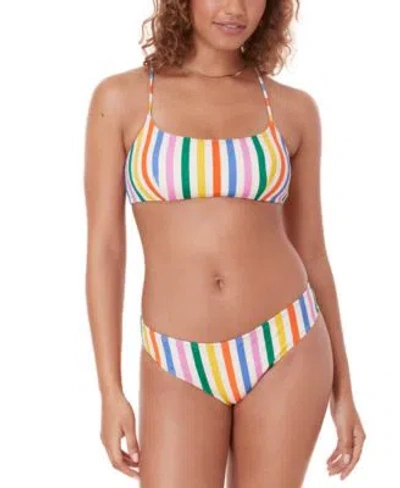 Andie Womens Fiji Striped Bikini Top Bottoms In Multi