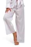 Andine Cavani Lyon Cotton Pajama Pants In White